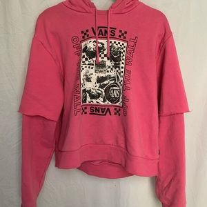 Vans Pink Layered Sweatshirt